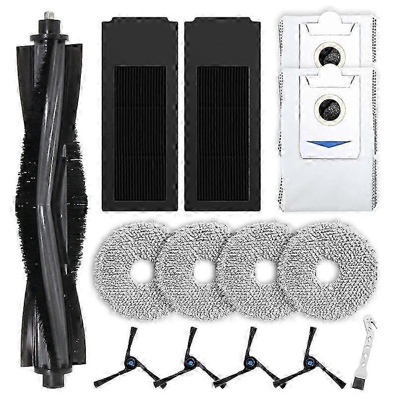 Suitable for Ecovacs Deebot X2 Omni: Replacement Side Brush, HEPA Filters, Mop Pads
