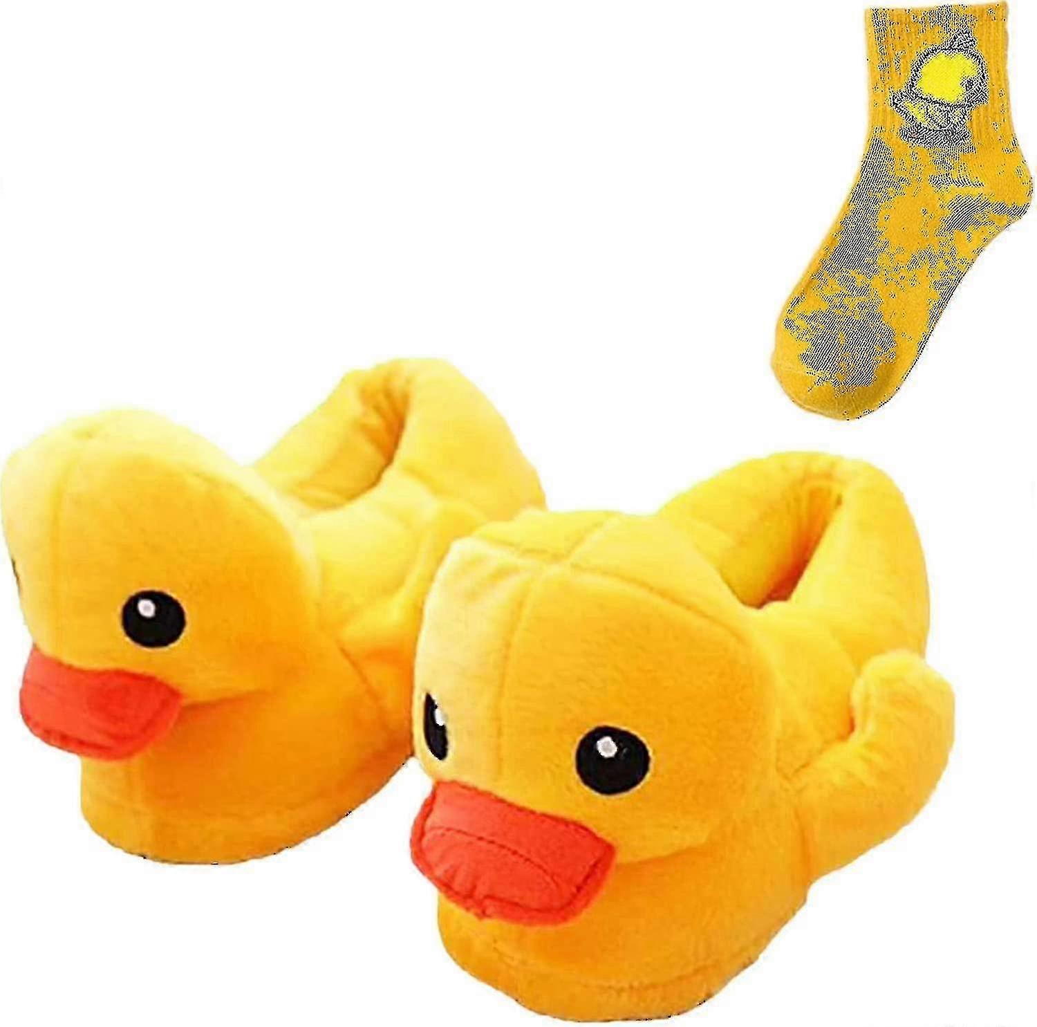 Duck Slippers For Women, Duck Slippers That Quack When You Walk, Rubber Duck Slippers, Cartoon Slippers, Winter Slippers 2025