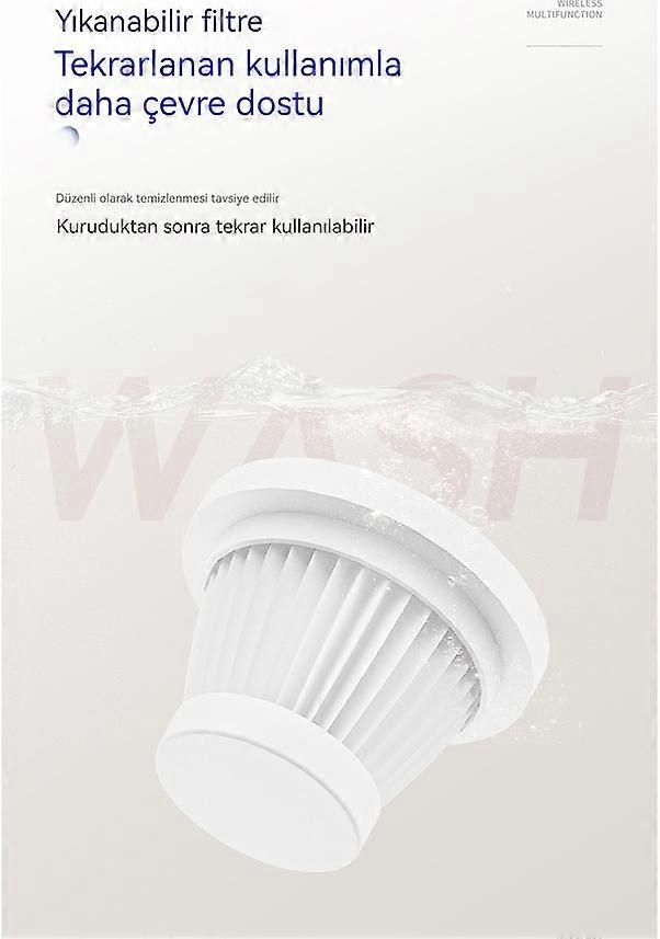 Mini Cordless Vacuum Cleaner Digital Display Single Core Black