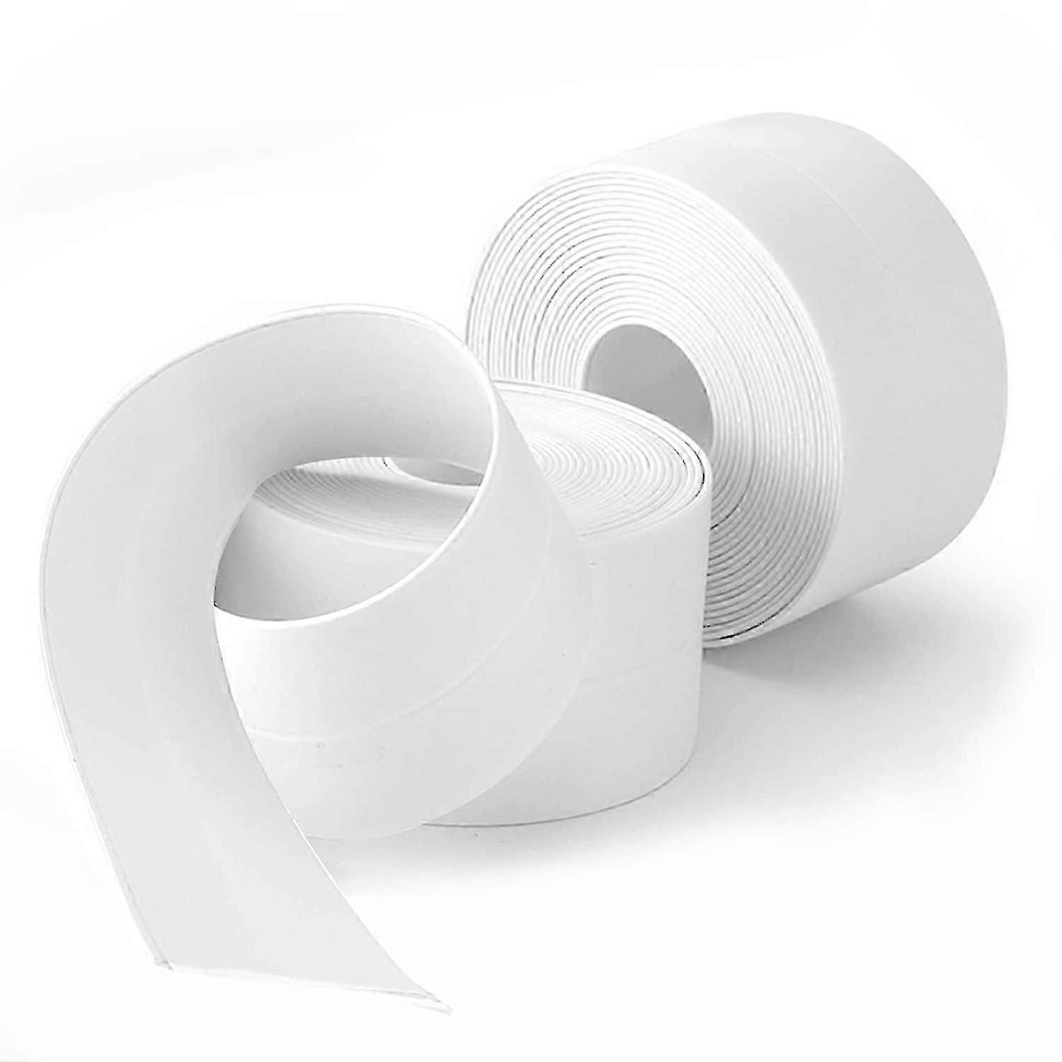 Self-Adhesive Caulk Strip Set 1.5 x 10.5 Ft for Bathtub Kitchen Countertop Sink Bathroom Toilet Sealing