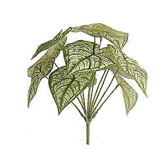 Artificial Green Plant  Not Wither Heart Shape Simulation Green Leaf Home Supplies