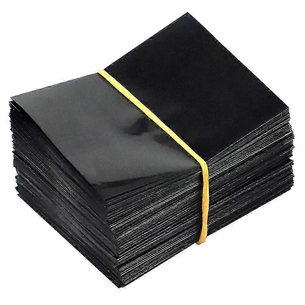100pcs θερμότητα συρρικνώνουν το σφράγιση περιτύλιξης αιθέριο μπουκάλι πετρελαίου μαύρες ζώνες συρρίκνωσης