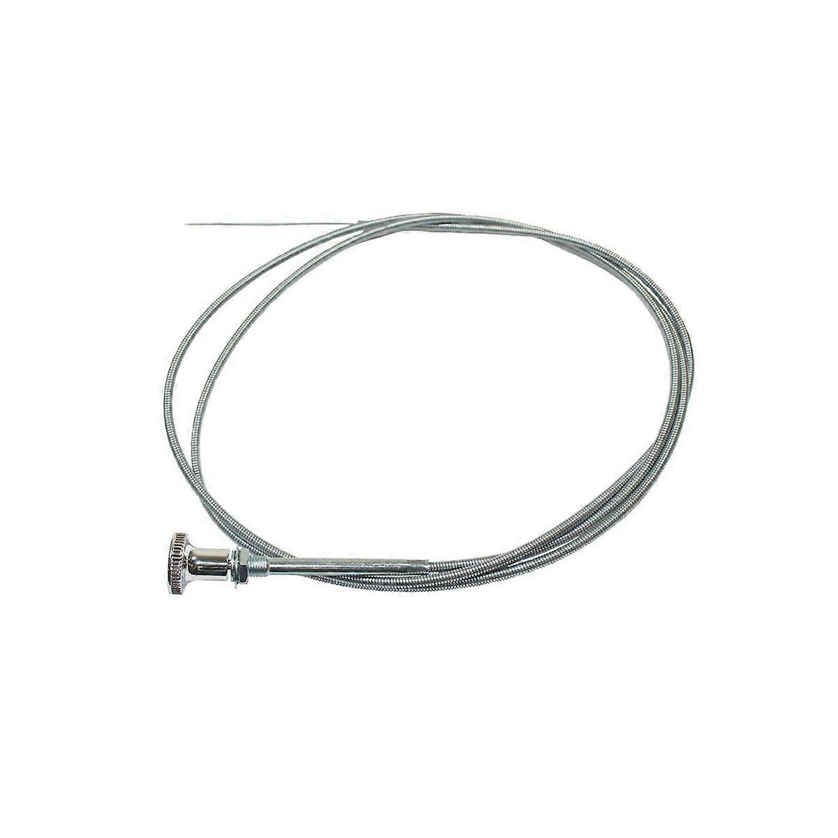Chrome Universal 6 Ft Carburetor Cable Pull Throttle Cable for Hot Rat Rod