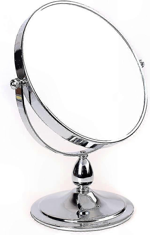 Miroir cosmétique à grossissement 7X, miroir de maquillage rotatif de 20 cm, miroir de rasage réglable à 360 degrés pour une utilisation dans la salle de bain