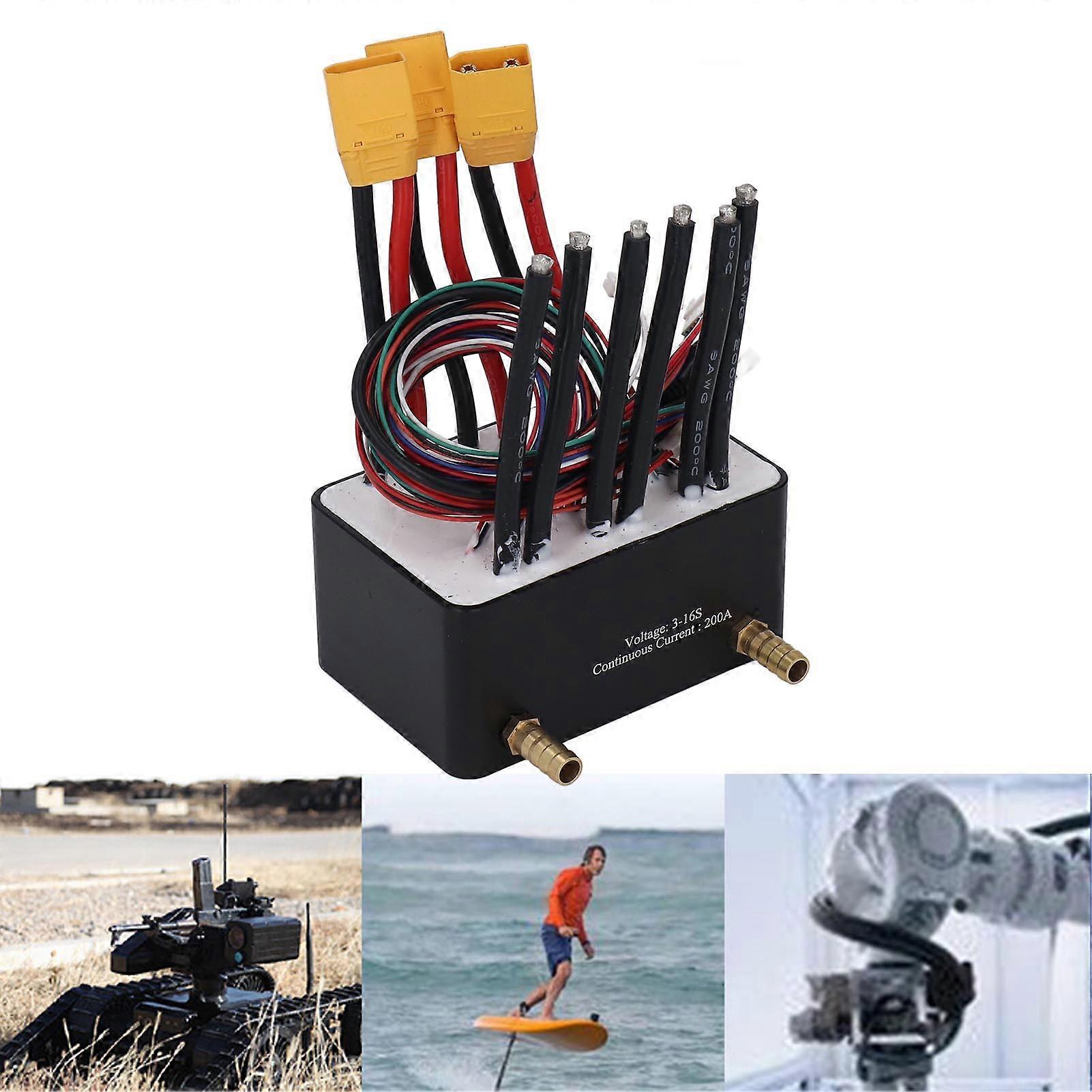 200A Waterproof High Voltage ESC Motor Speed Controller 14-75V