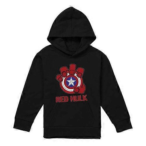 Captain America Childrens/Kids Red Hulk Shield Pull Over Hoodie