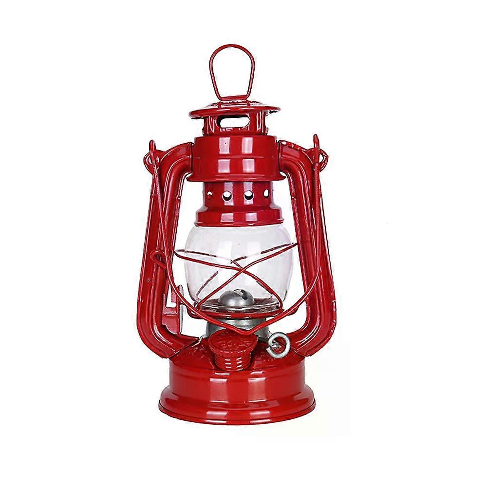 Blizzard Hurricane Oil Lamp Burning Lantern Blue