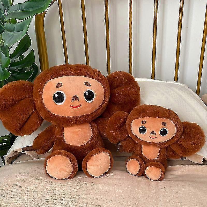 Cheburashka Monkey Plush Large Ear Monkey Plush Toy Doll pro dítě Narozeniny Vánoce Dárek!zz21