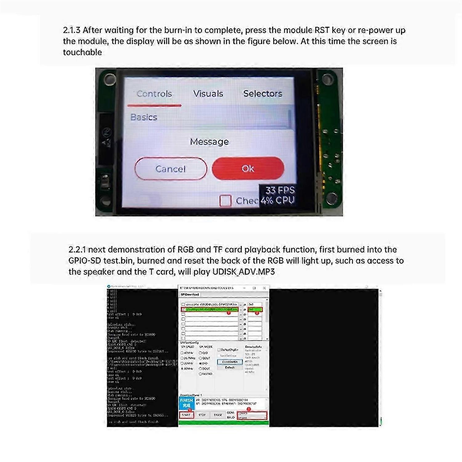 ESP32 Development Board with Case 2.8 Inch Touch Display