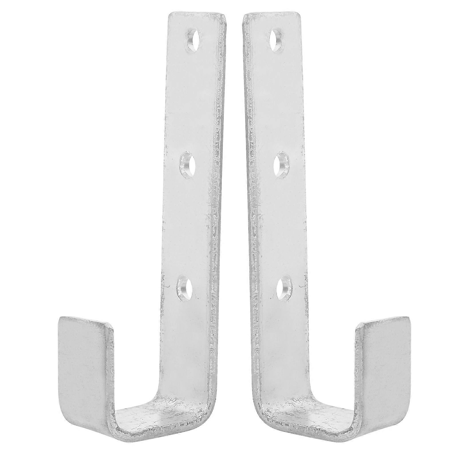 Bunk Bed Ladder Hook Iron for Safety Use 4Pcs Silver
