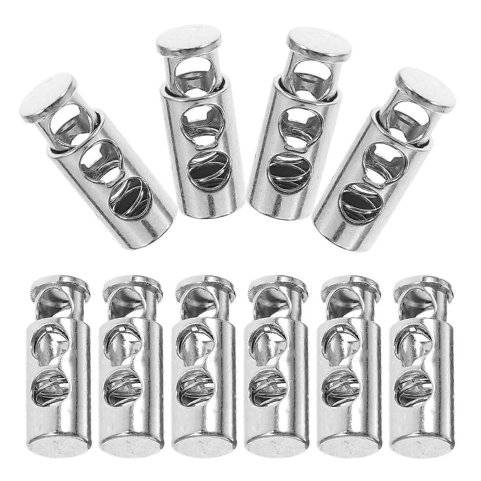 25Set Adjustable Toggle Spring Buckle Rope Cord Ideal For Crafters And DIY Enthusiasts
