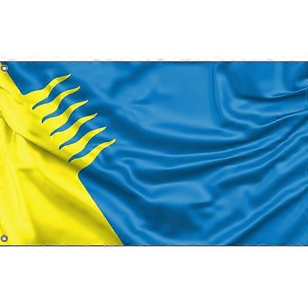 Kohtla-Jarve, Estonia Flag FG1491