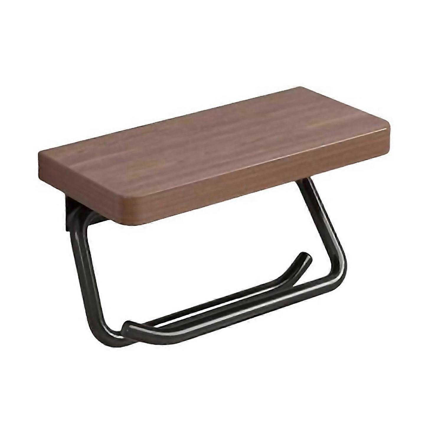 For Double Paper Holder With Shelf Wood Wall Mounted Wc Holders