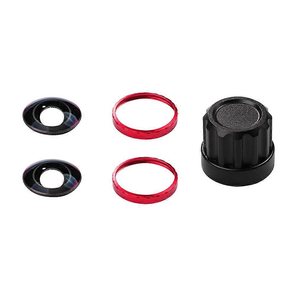 For Insta360 X5 Camera Replacement Kit Front Glass Lens & Metal Aluminum O Circle Ring for Enhanced Performance