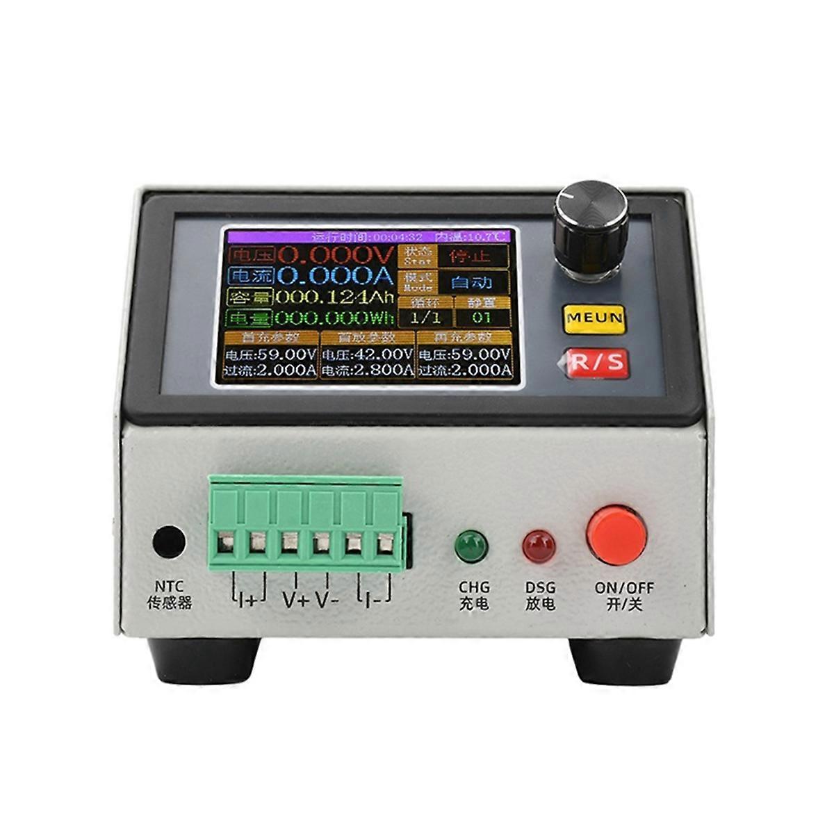 DC CNC Electronic Load Tester 150W 12V/1A 2.4-Inch Color Screen Lithium Battery Capacity Measuring