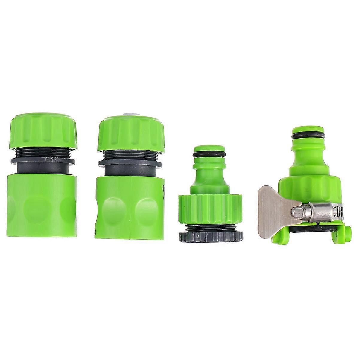Hose Joint Garden Water Connector for Irrigation Use 8Pcs Green