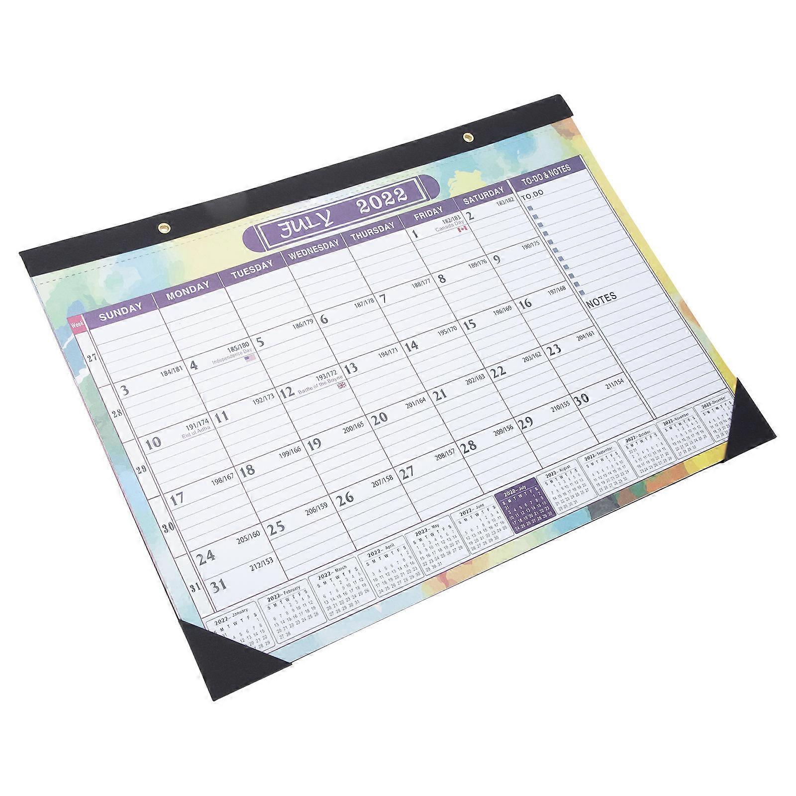 Monthly Wall Calendar 2024 Wall Hanging Calendar for Home Use 2Pcs
