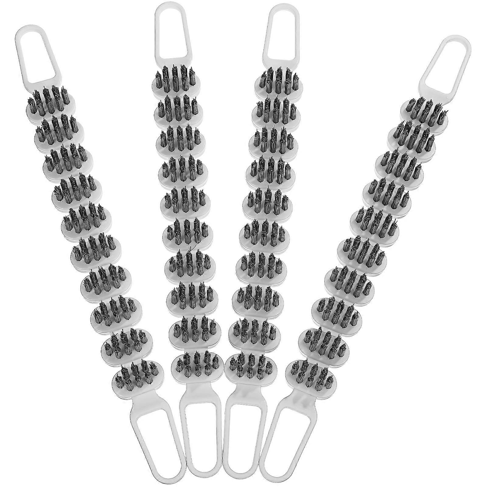 Bendable Cleaning Brush 16 Pcs Rectangular Shape Perfect For Kitchen Cleaning Involving Easy Handling And Convenient Storage