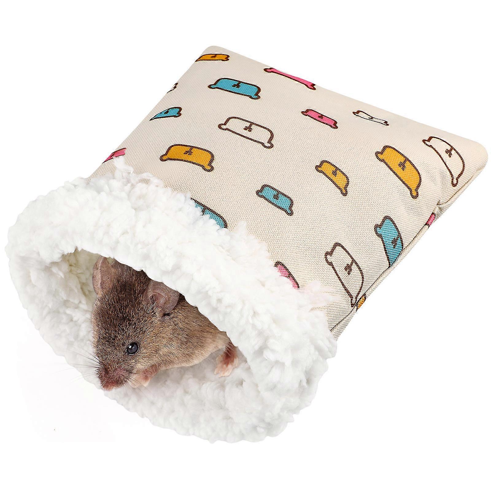 Keep Warm Pet Sleep Sack 2Pcs Soft Blanket For Small Animals Providing Comfort And Coziness In Winter