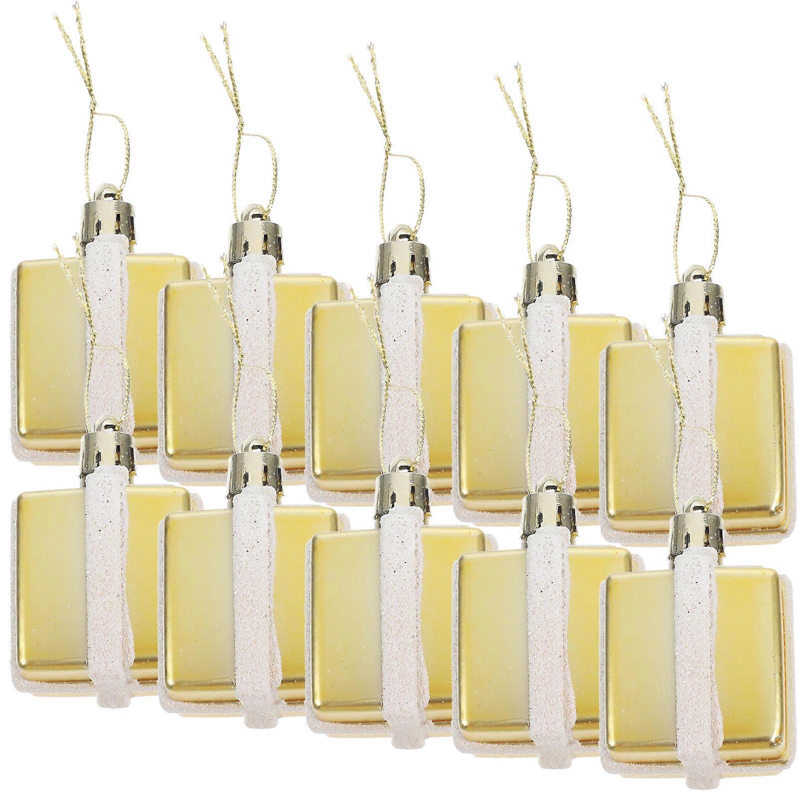 Hanging Xmas Tree Ornament for Decor Gift Box Design 60Pcs