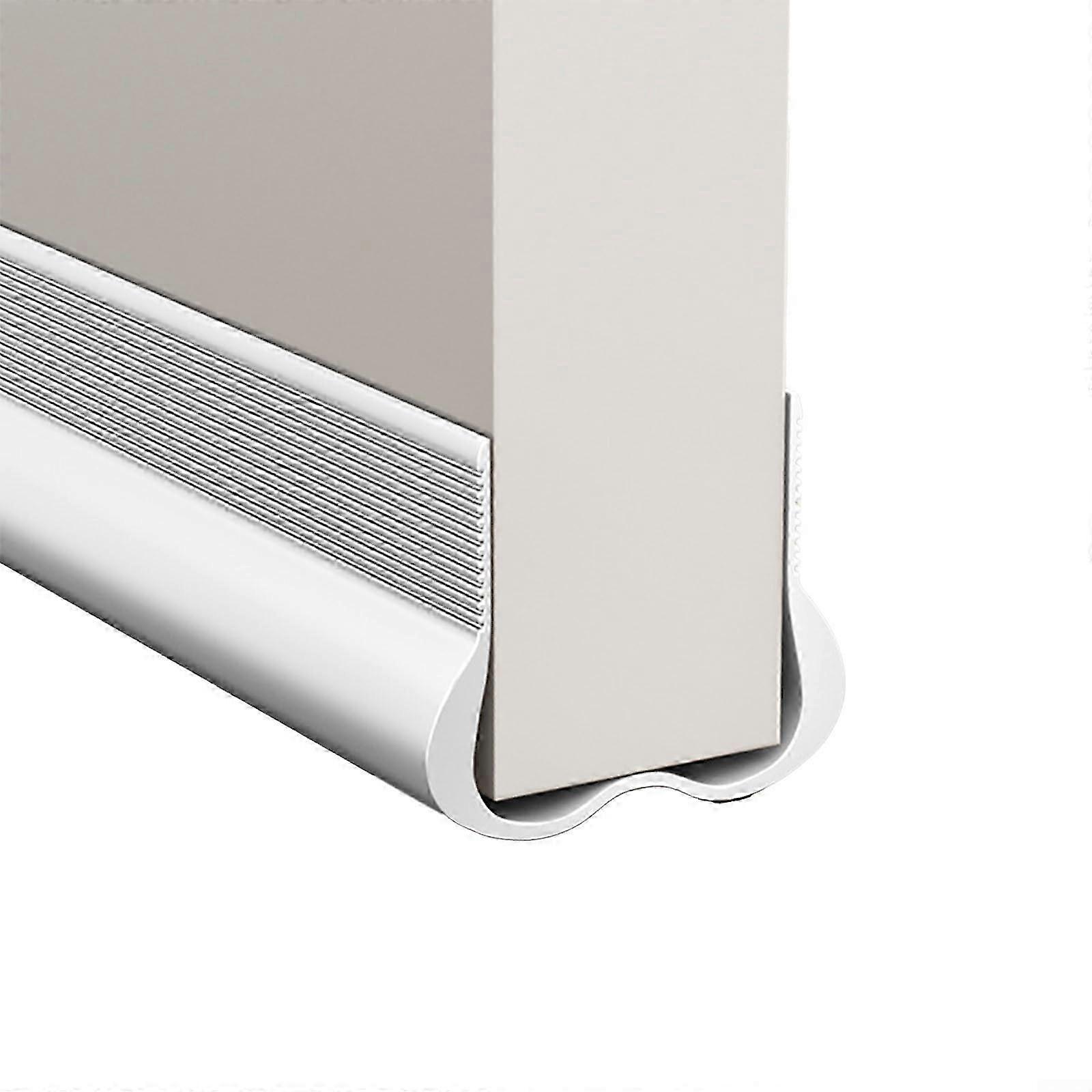 Efficient PVC door bottom sealing strip to prevent drafts and enhance privacy (white) 2025