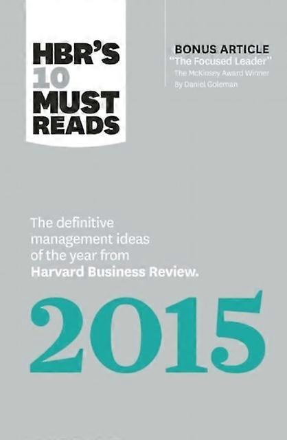 Hbr's 10 Must Reads 2015 by Renee A. Mauborgne Paperback