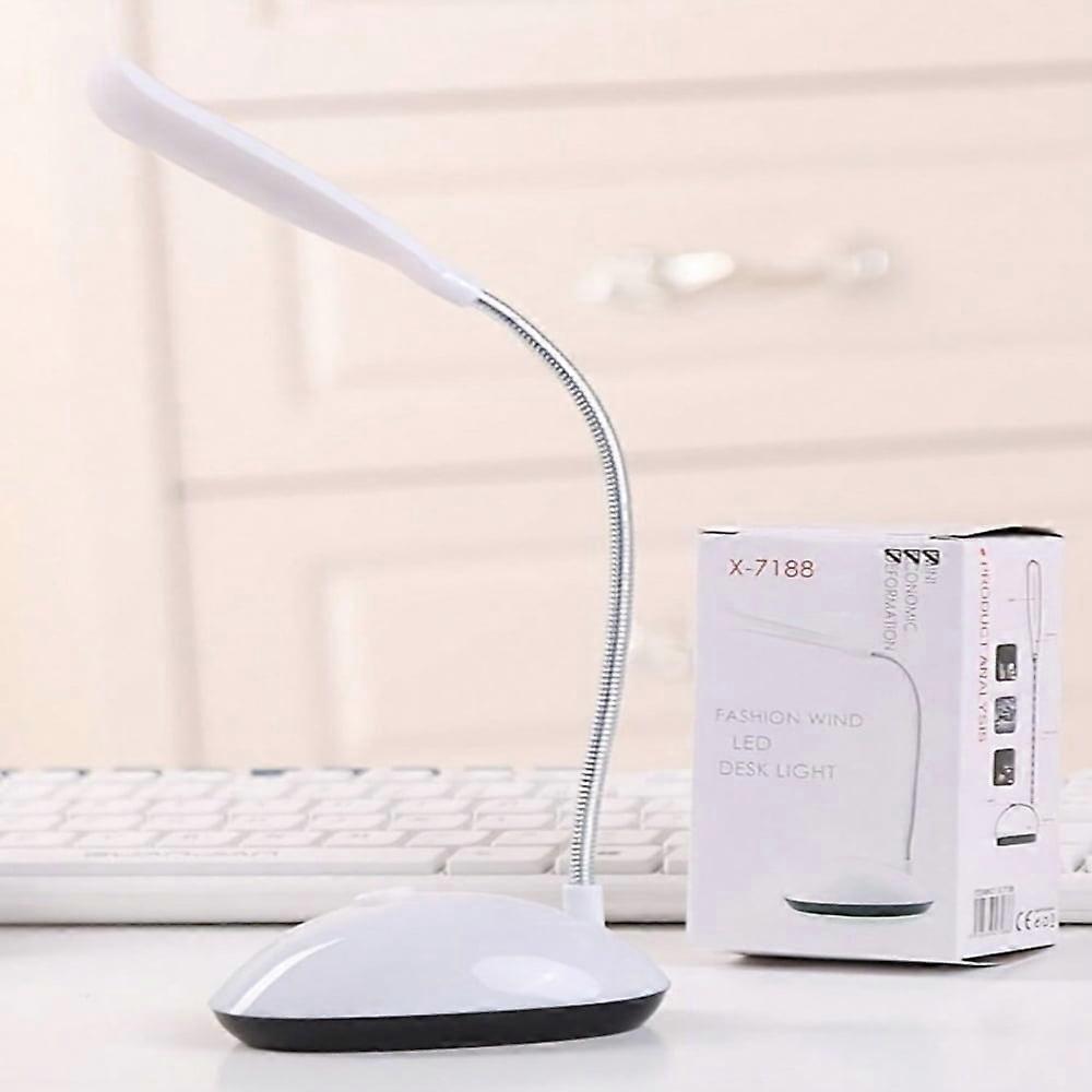 LOVEVER 1pc Foldable Mini Table Lamp Compact Portable LED Lamp Bedside Reading Night Light Eye-Caring Study Lamp Suitable For Reading Bedroom Office