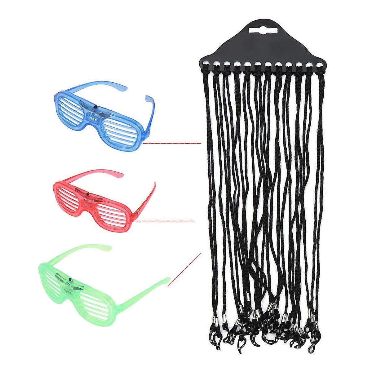 Glasses Elastic Strap Nylon Glasses Neck Strap for Eyeglass Retaining 48Pcs
