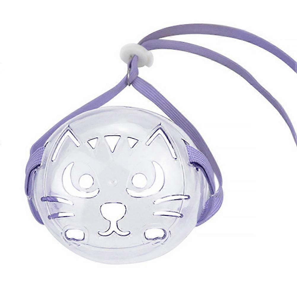 Pet Cat Muzzle Basket Mouth Mask for Pet Use 3Pcs Adjustable Set