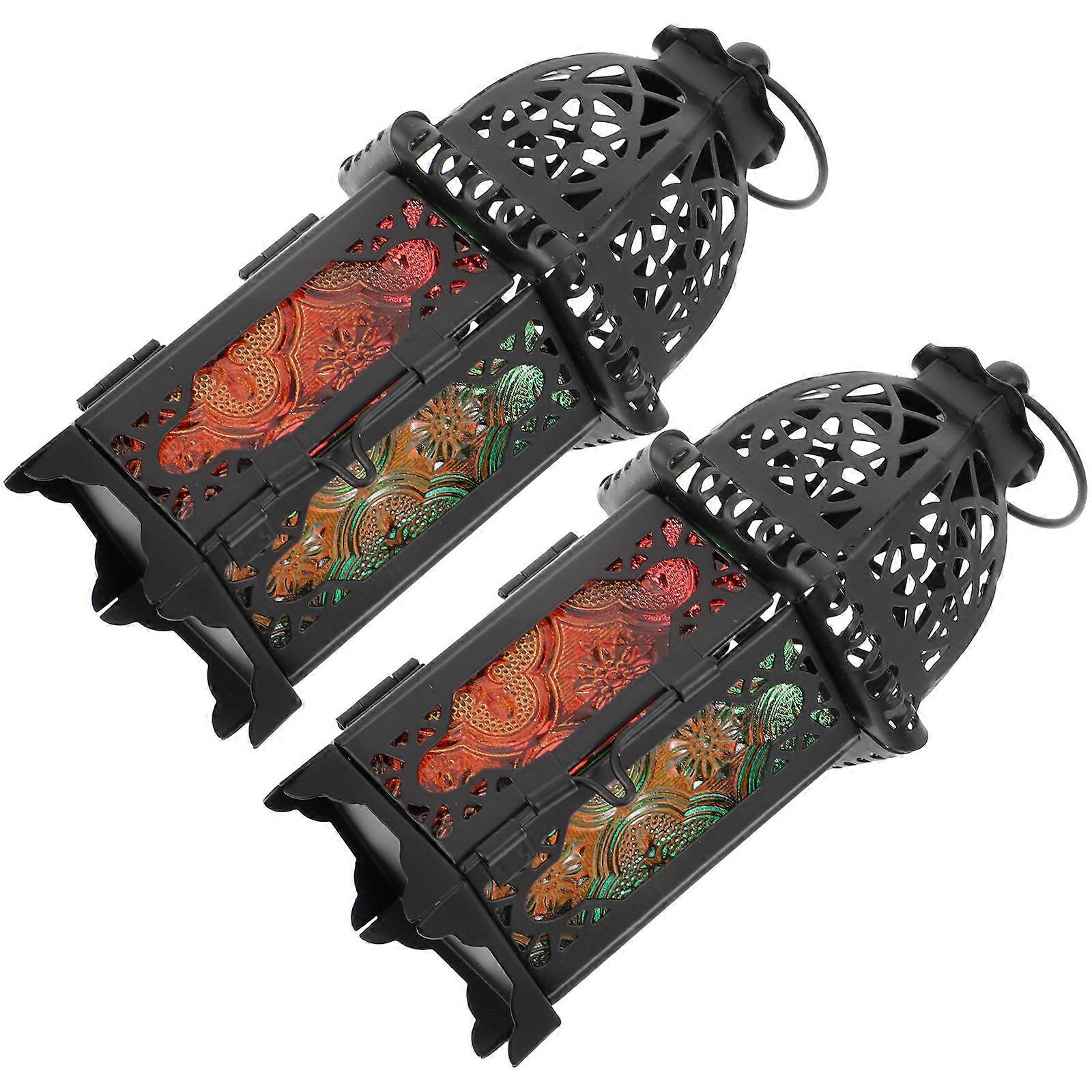 Vintage Kerzenständer aus Eisen, 2er-Pack