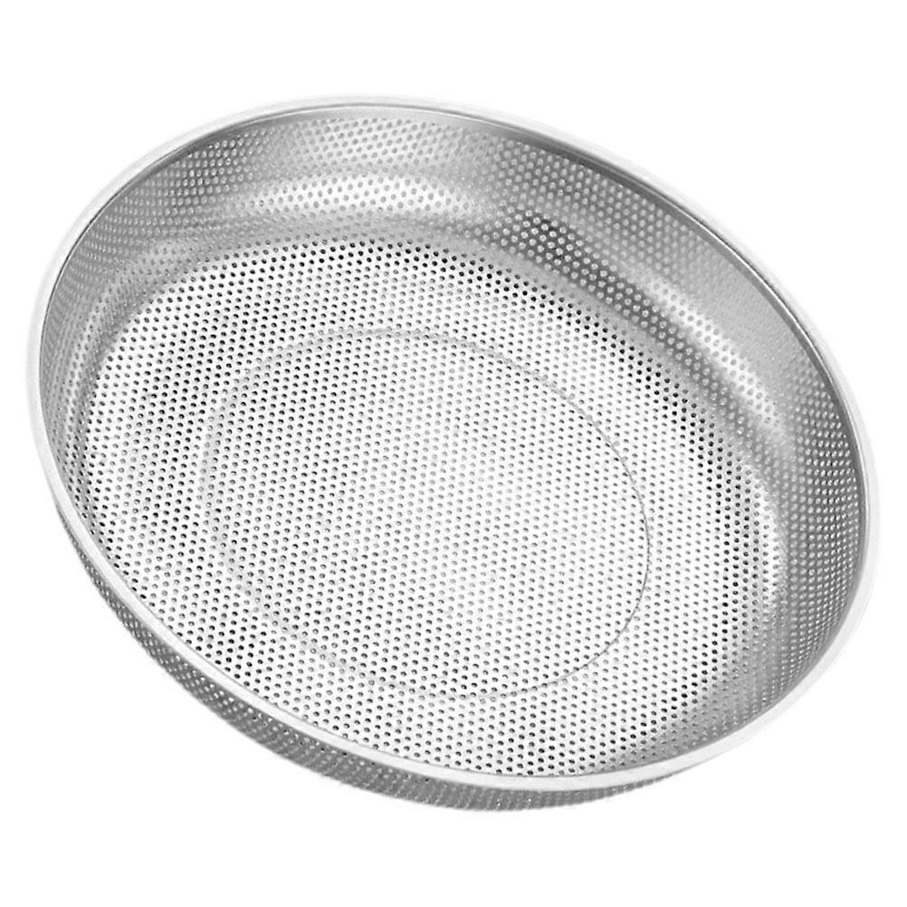 Metal Rice Strainer Stainless Steel Colander for Kitchen Use 2Pcs