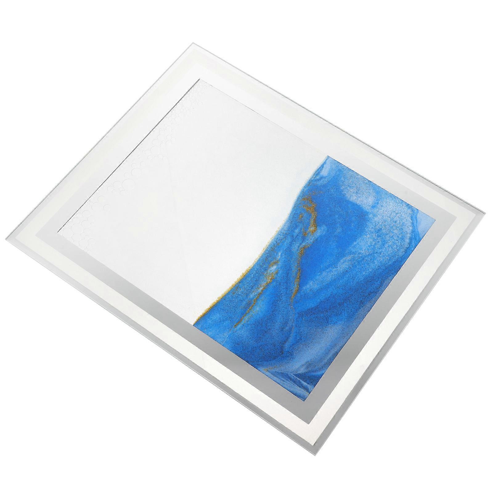 Moving Sand Picture 2Pcs Decorative Hourglass Decor Ideal For Students And Office Workers Available In 10 Inch Size