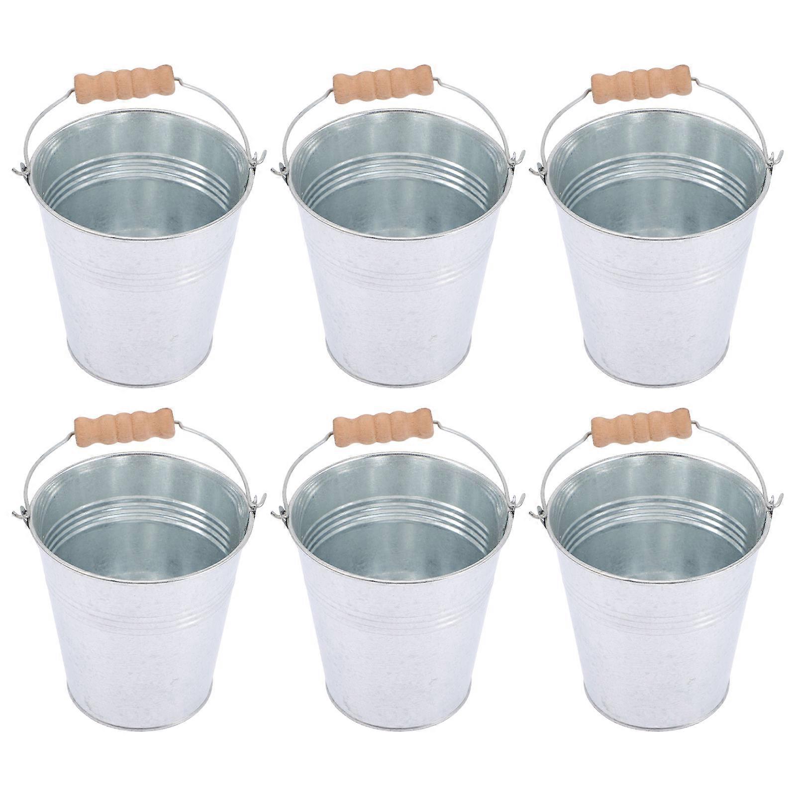 French Fries Bucket Food Holder for Storage Use 18Pcs Tinplate Material