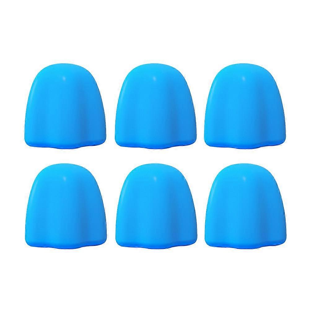 Dust Proof Toothpaste Cap Silicone Self-Closing Toothpaste Tube Squeezer 6pcs