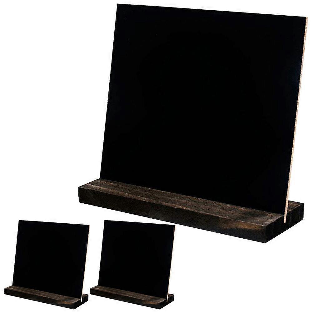 Blackboard Signs Wooden Mini Chalkboards for Display 3Pcs Set