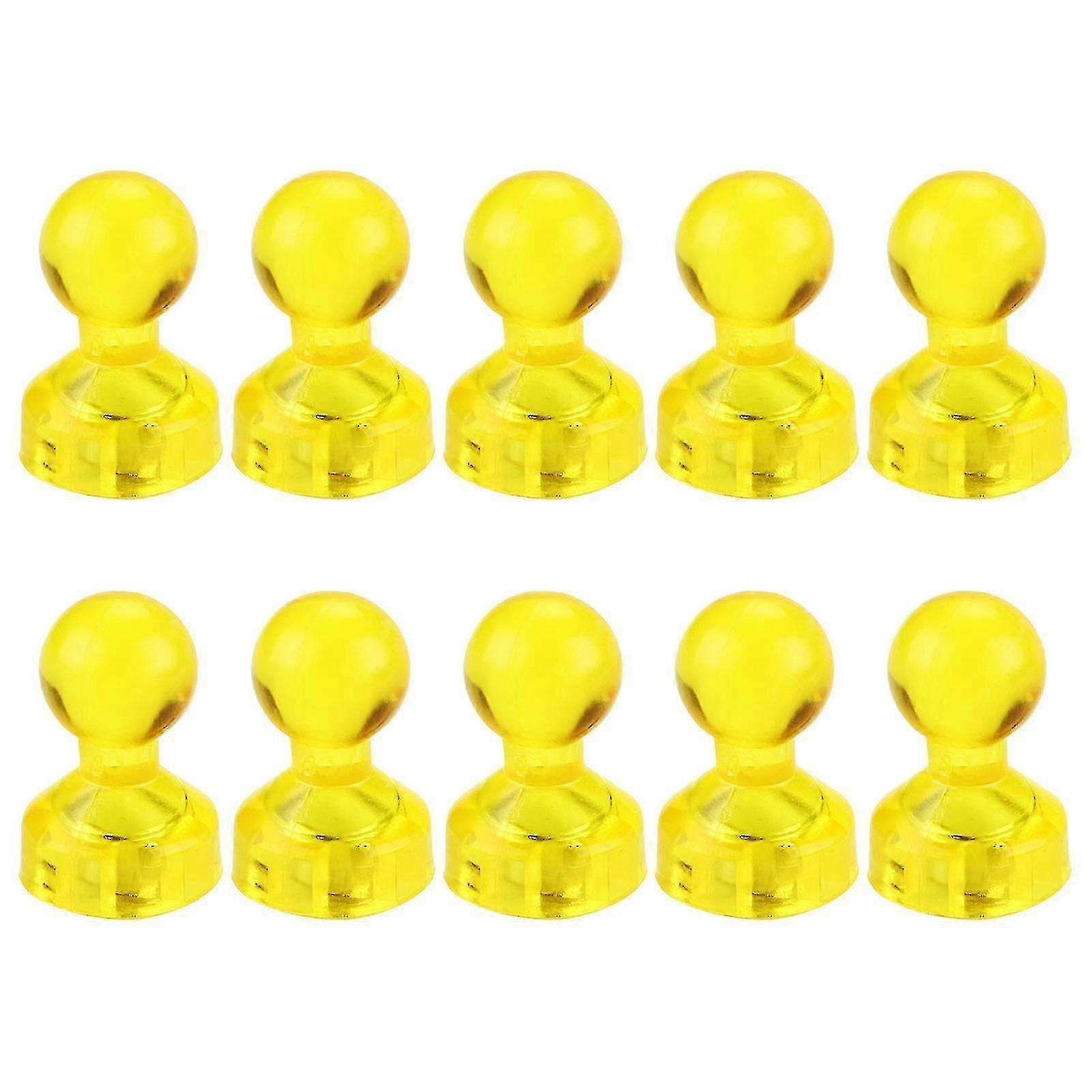 10kpl värikkäitä Magentic Pushpins Taulumagneetit Mini karttamagneetit Vahva magneettinen jääkaappi magneetti toimistotarvikkeet