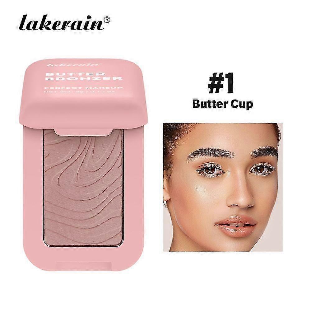 Matte Buttermelt Bronzer, Longwear Face Makeup with Up to 12 Hours of Wear, Bronzed Shimmer, Soft Matte Bronzer, Contour Palette Powder for Face