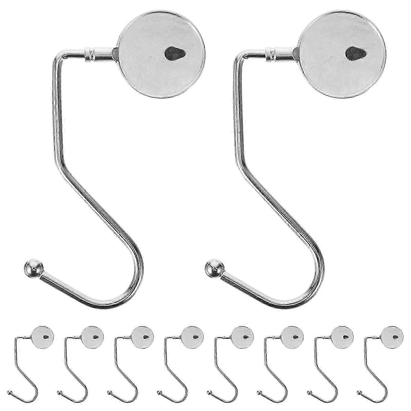 10Pcs Purse Hook Hanger Purse Table Hook Holder Bag Hanger Table Hook for Table Desk