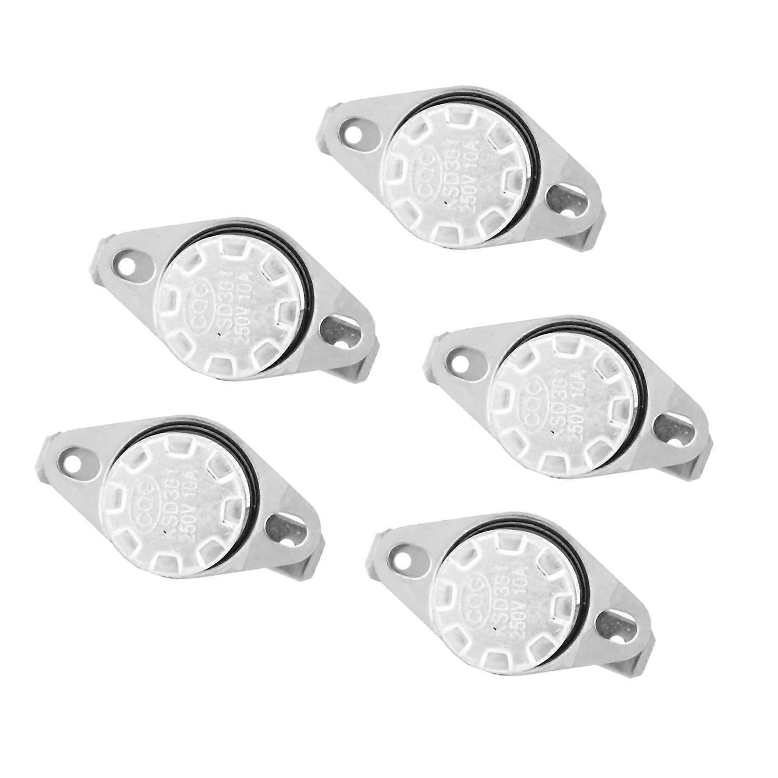 5 Pcs KSD301 Switch Temperature Control Thermostat Thermal Switch 250V10A NO50