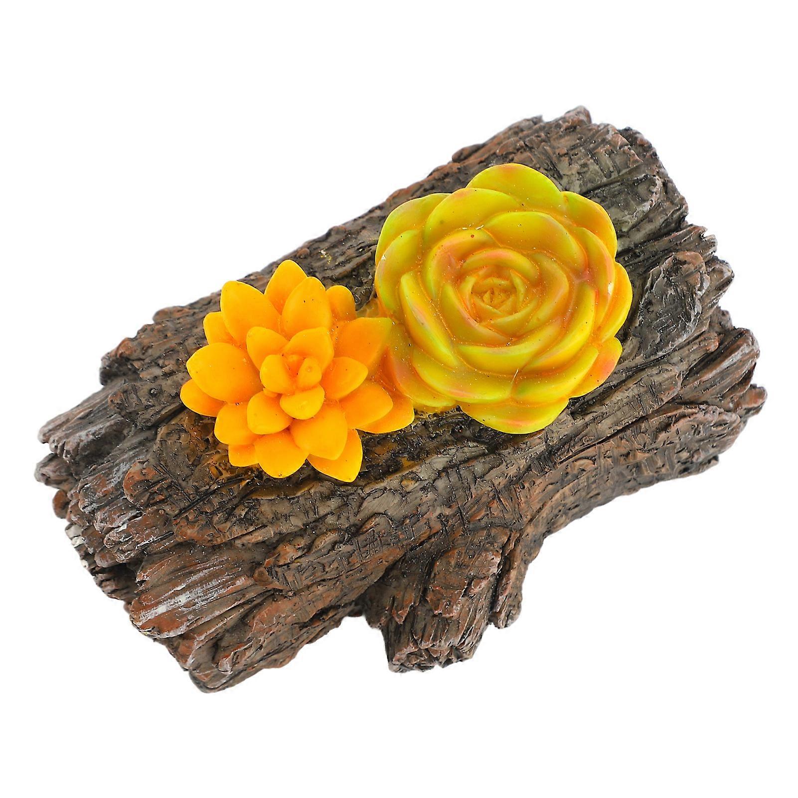 Faux Stump Hidden Key Box Resin Weather Resistant Branch Hidden Spare Key Holder Keychain Outdoor Hider 
