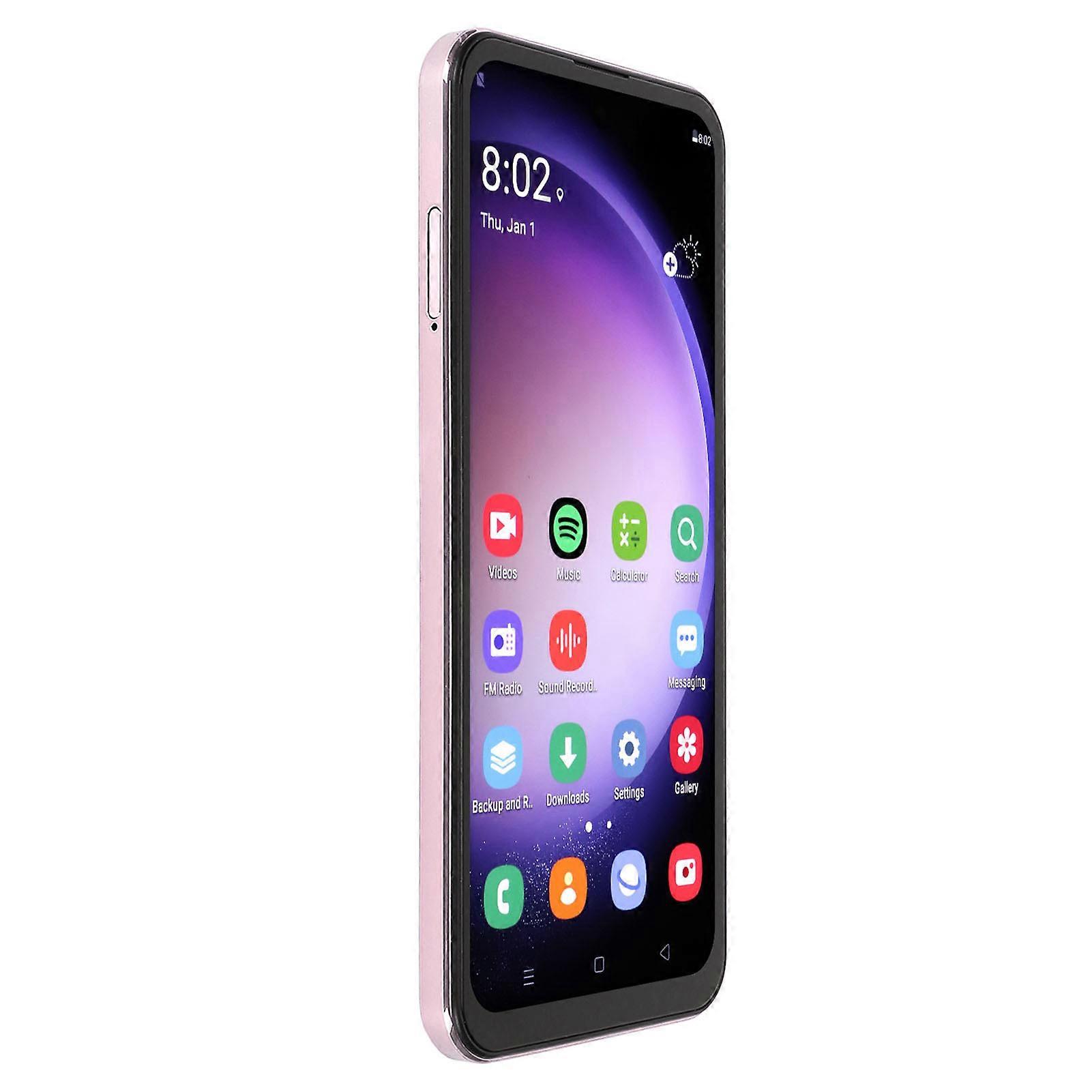 S23 Ultra 6.6 Inch Smartphone for Andriod 10.0 4GB 64GB Cellphone WiFi 2280x3200 Phone with 8MP 24MP Camera Quad Core CPU 100‑240V Purple