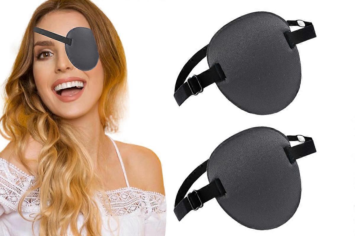 2Pcs Adjustable Lazy Eye Patches for Left or Right Eyes