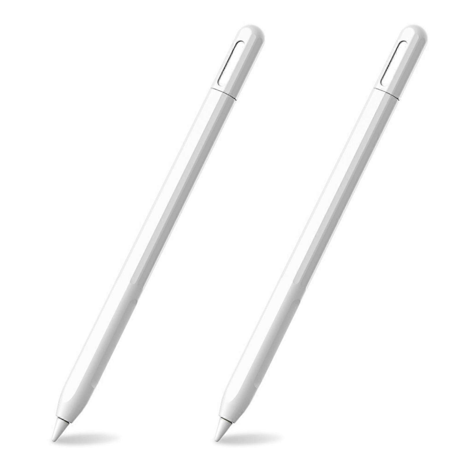 2Piece Slim Fit Silicone Case for Pencil Full Coverage Protections NonSlip Surfaces and Tip Cover Multicolor