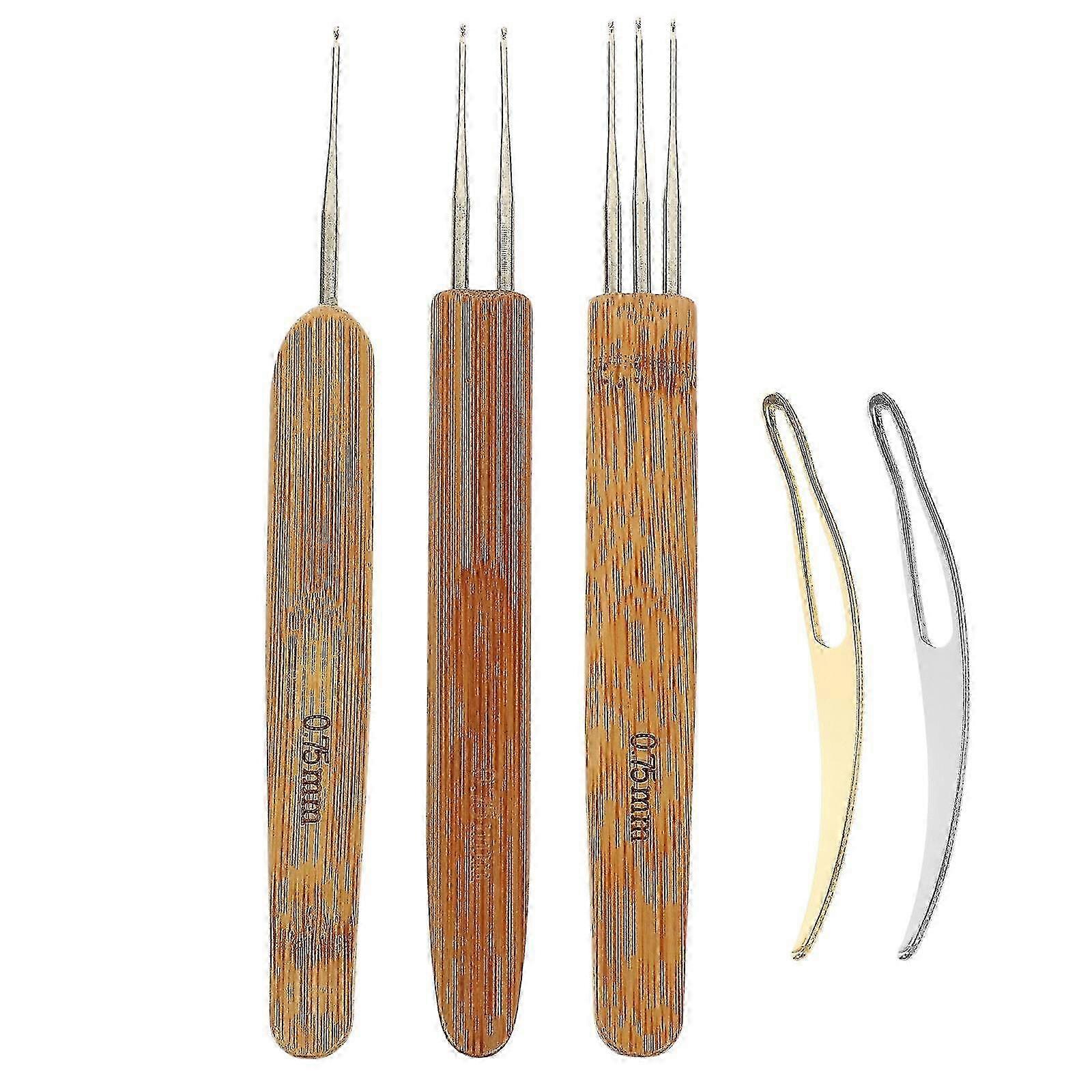 Långa hårstylingnålar för dreadlocks och locs-vård