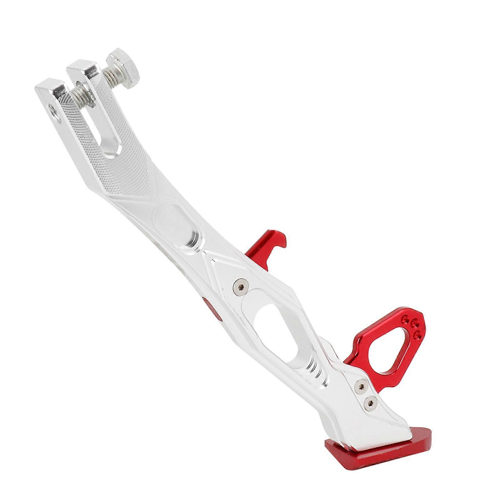 Kickstand for motorcycle frame - B05026 alloy side stand red