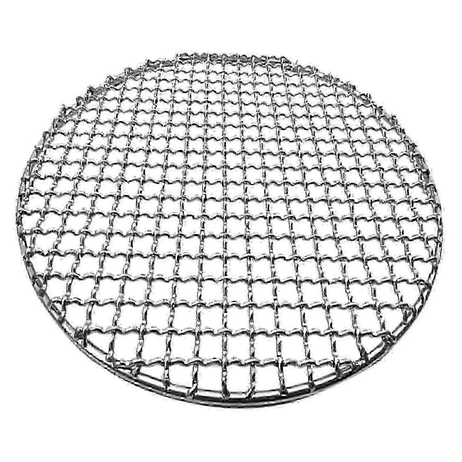 Barbecue Mesh Rustproof Roast Stainless Steel Stackable Design Round Grill Net For Outdoor Smoking
