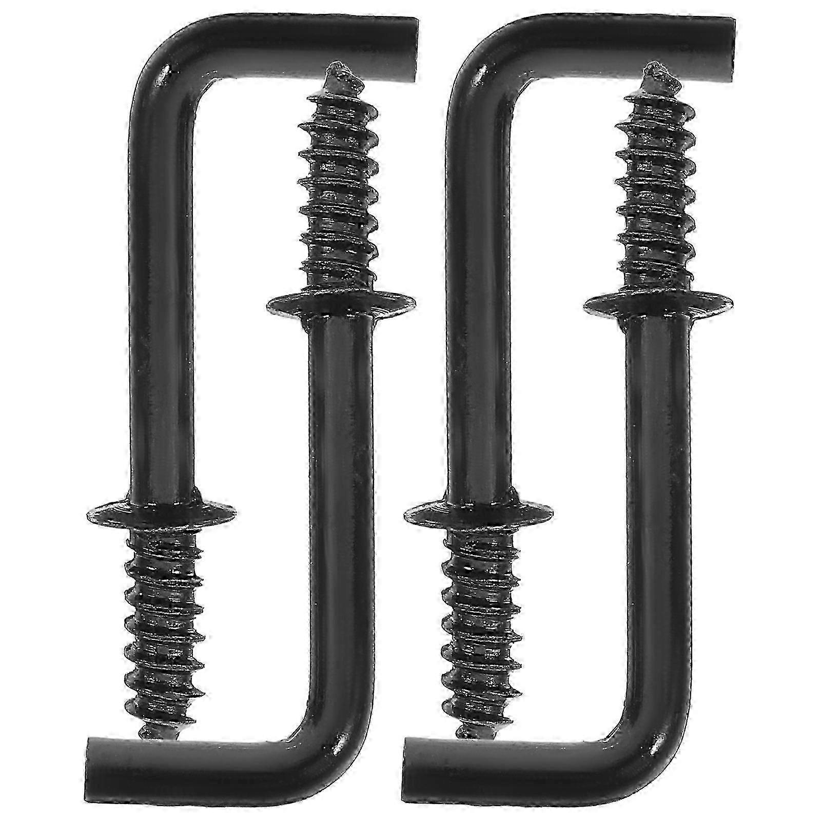 Screw Fixed Hook L Shape Screw Hooks For Hanging Picture Frames Home Office 100Pcs