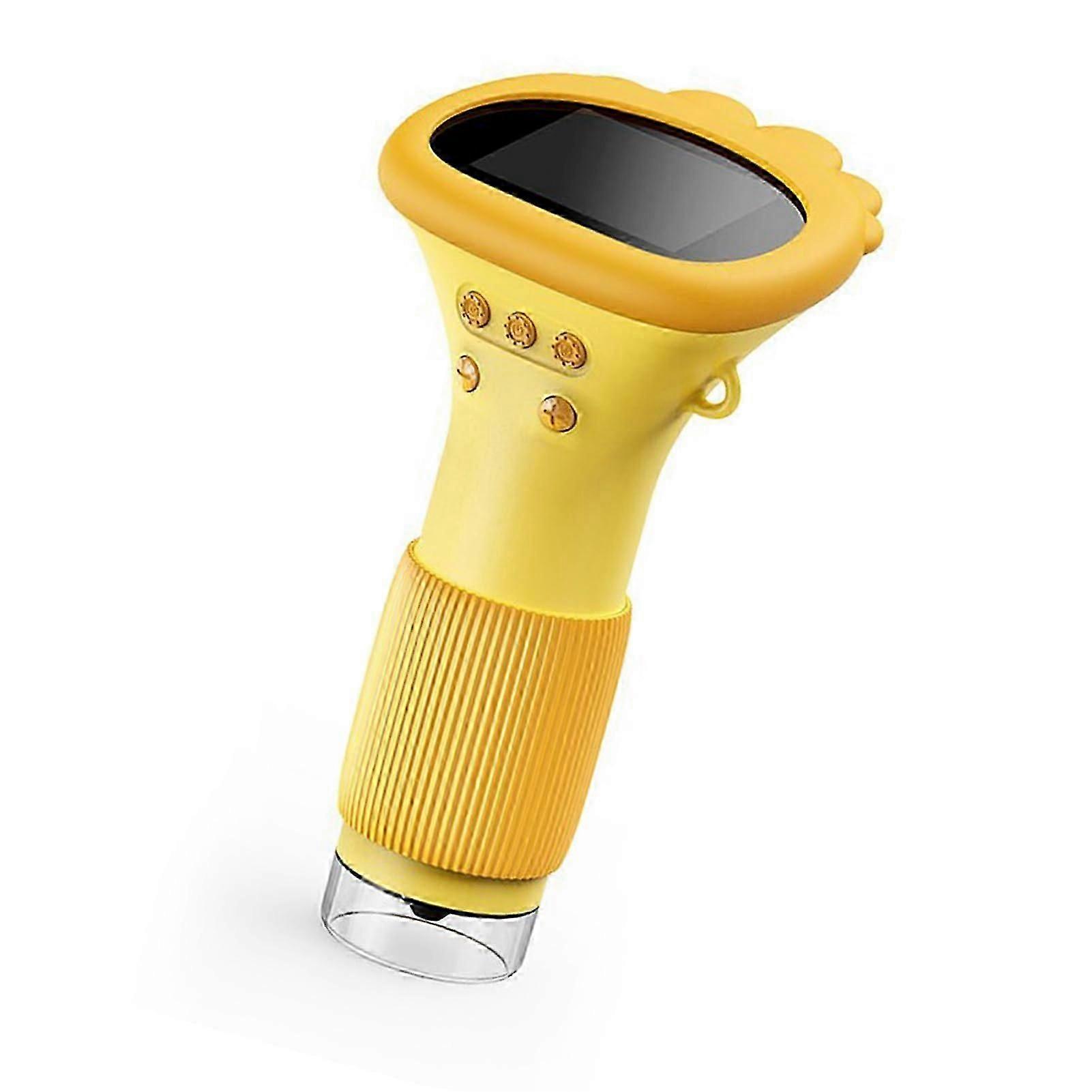 Microscope, 2in LCD Screen Microscope for Kids and Adults, Pocket Kit, 8 LEDs 2MP 100 - 1000X Zoom