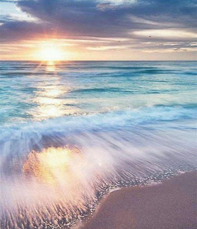 Sunset On Ocean Paint By Numbers