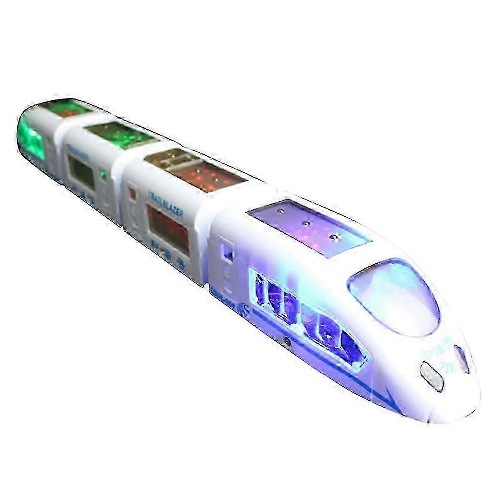 Electric Train Toy For Endless Fun, Monorail Train Set With Lightning And Sound Effect For Ages 3+, Bullet Train Inspired Design, Bump And Go Act